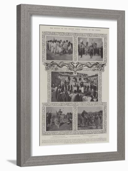 The Revival of the Ancient Roman Festival of the Palilia-null-Framed Giclee Print