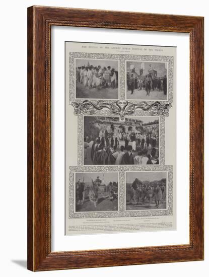 The Revival of the Ancient Roman Festival of the Palilia-null-Framed Giclee Print