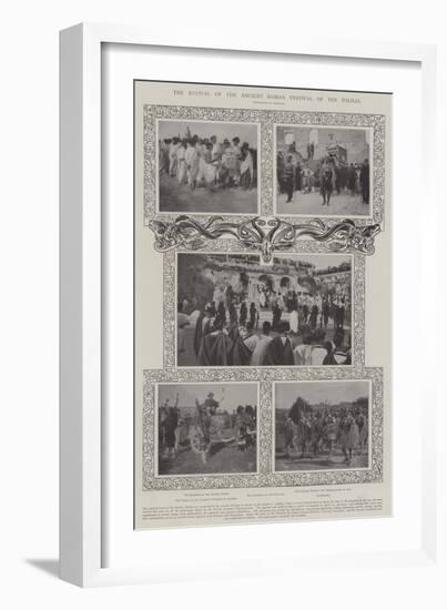 The Revival of the Ancient Roman Festival of the Palilia-null-Framed Giclee Print