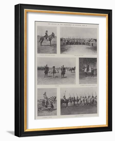 The Revival of the Tournament at Budapest, 16 May-null-Framed Giclee Print