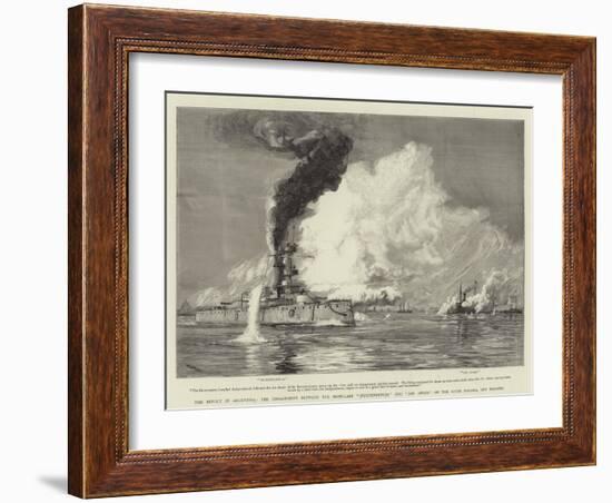 The Revolt in Argentina-William Lionel Wyllie-Framed Giclee Print