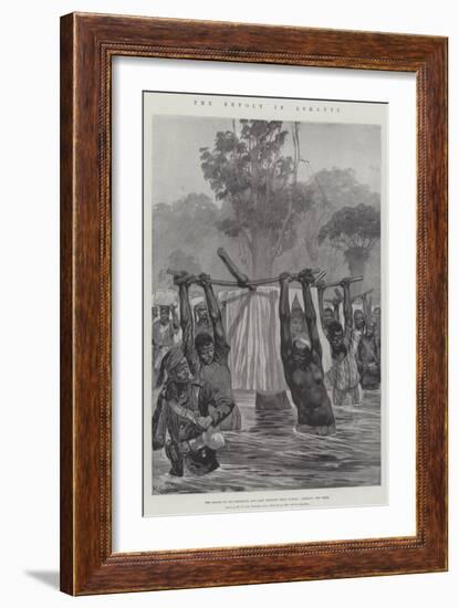 The Revolt in Ashanti-Richard Caton Woodville II-Framed Giclee Print