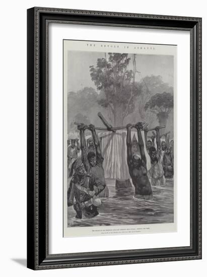 The Revolt in Ashanti-Richard Caton Woodville II-Framed Giclee Print