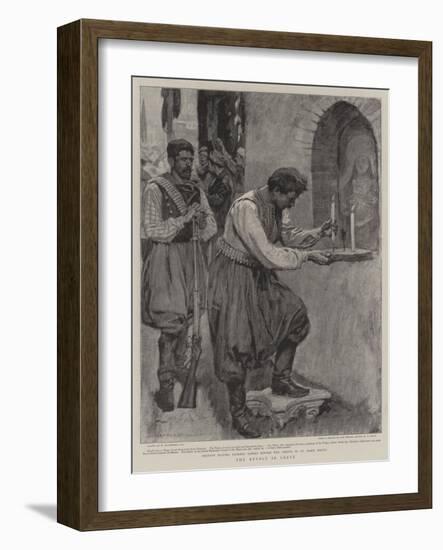 The Revolt in Crete-William Hatherell-Framed Giclee Print