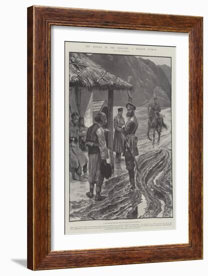 The Revolt in the Balkans, a Border Patrol-Richard Caton Woodville II-Framed Giclee Print