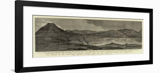 The Revolt in the Transvaal, General Colley's Camp and the Battle of Majuba Hill, 27 February-null-Framed Giclee Print