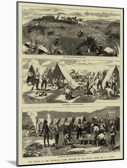 The Revolt in the Transvaal-Charles Edwin Fripp-Mounted Giclee Print