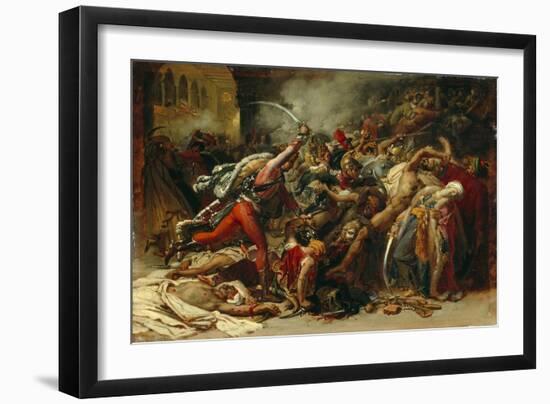 The Revolt of Cairo, C.1810-Anne-Louis Girodet de Roussy-Trioson-Framed Giclee Print