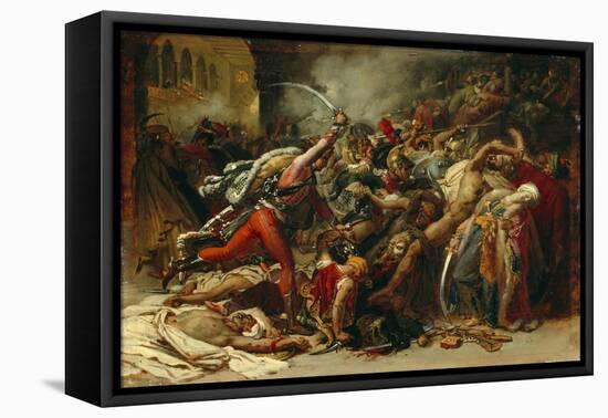 The Revolt of Cairo, C.1810-Anne-Louis Girodet de Roussy-Trioson-Framed Premier Image Canvas