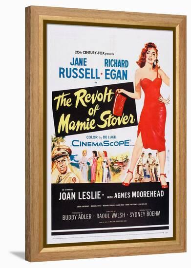 The Revolt of Mamie Stover, Left: Richard Egan; Right: Jane Russell, 1956-null-Framed Stretched Canvas