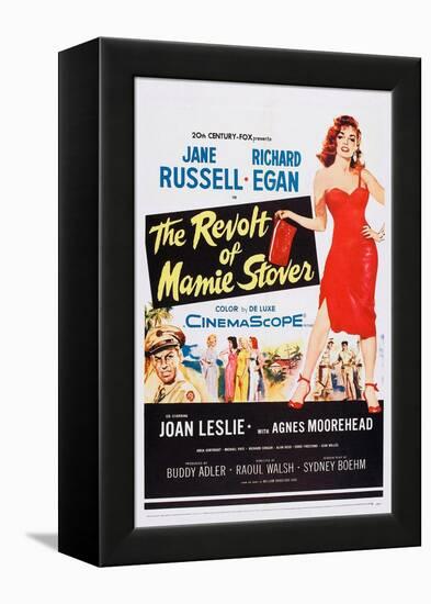 The Revolt of Mamie Stover, Left: Richard Egan; Right: Jane Russell, 1956-null-Framed Stretched Canvas