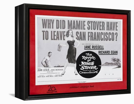 The Revolt of Mamie Stover, UK Movie Poster, 1956-null-Framed Stretched Canvas