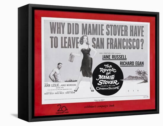 The Revolt of Mamie Stover, UK Movie Poster, 1956-null-Framed Stretched Canvas