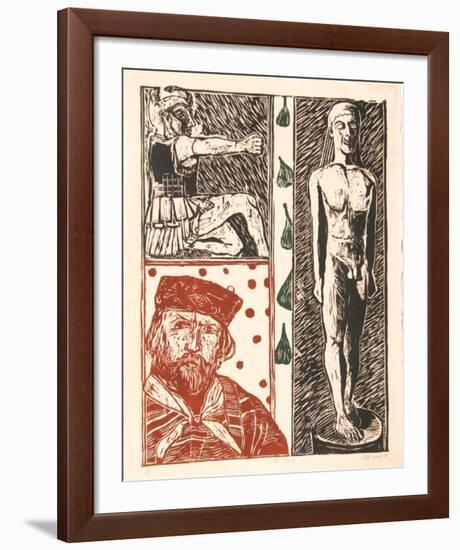 The Revolt-Italo Scanga-Framed Limited Edition