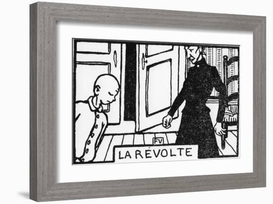 The Revolt-Félix Vallotton-Framed Giclee Print