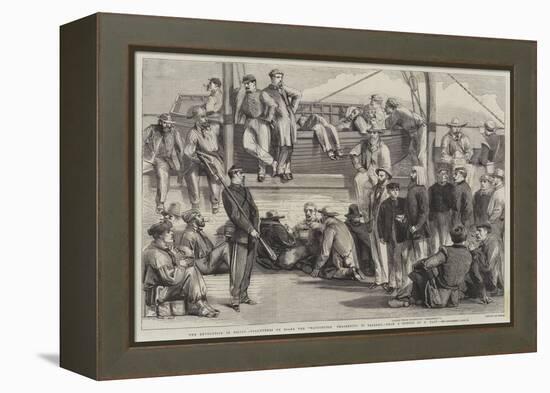 The Revolution in Sicily, Volunteers on Board the Washington Proceeding to Palermo-Thomas Nast-Framed Premier Image Canvas