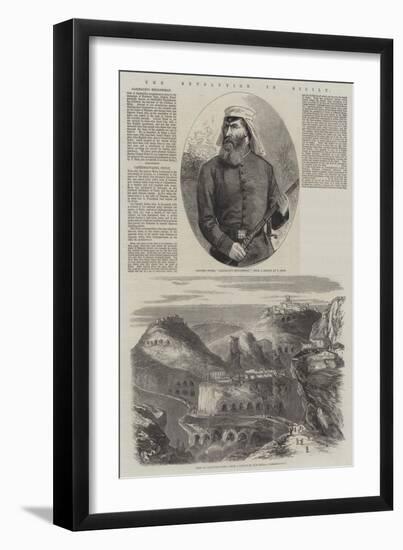 The Revolution in Sicily-Thomas Nast-Framed Giclee Print