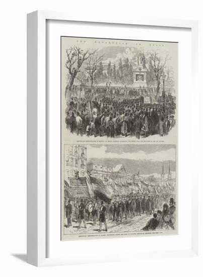 The Revolution in Spain-Charles Robinson-Framed Giclee Print