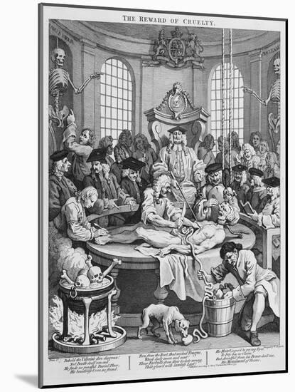 The Reward of Cruelty, 1751-William Hogarth-Mounted Giclee Print