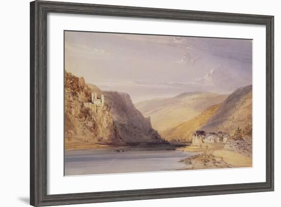 The Rhine at Assmannshausen-William Callow-Framed Giclee Print