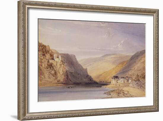 The Rhine at Assmannshausen-William Callow-Framed Giclee Print