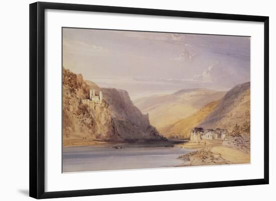 The Rhine at Assmannshausen-William Callow-Framed Giclee Print