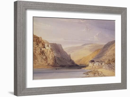 The Rhine at Assmannshausen-William Callow-Framed Giclee Print