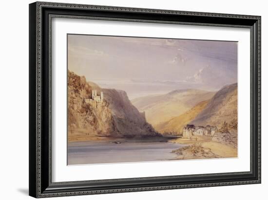 The Rhine at Assmannshausen-William Callow-Framed Giclee Print