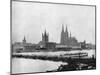 The Rhine at Cologne, Germany, 1893-John L Stoddard-Mounted Giclee Print