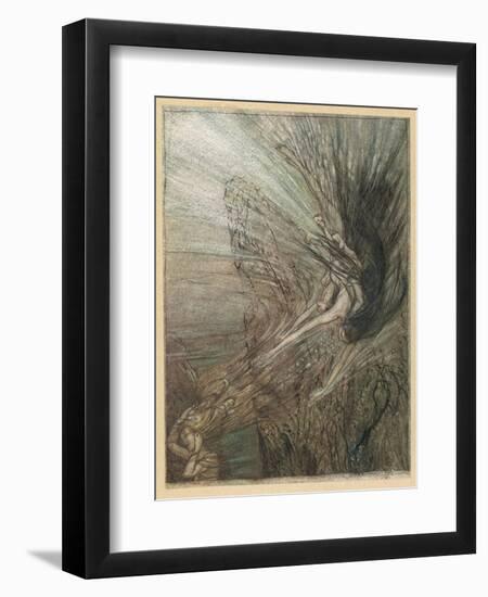 The Rhinemaidens-Arthur Rackham-Framed Photographic Print