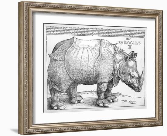 The Rhinoceros, 1515-Frank Cadogan Cowper-Framed Giclee Print