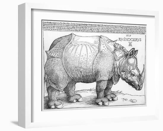 The Rhinoceros, 1515-Frank Cadogan Cowper-Framed Giclee Print