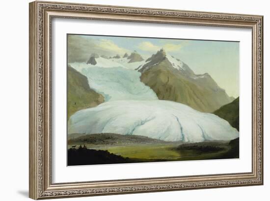 The Rhone Glacier Above Gletsch, 1778-Caspar Wolf-Framed Giclee Print