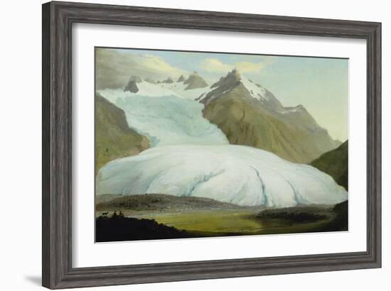 The Rhone Glacier Above Gletsch, 1778-Caspar Wolf-Framed Giclee Print