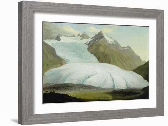 The Rhone Glacier Above Gletsch, 1778-Caspar Wolf-Framed Giclee Print