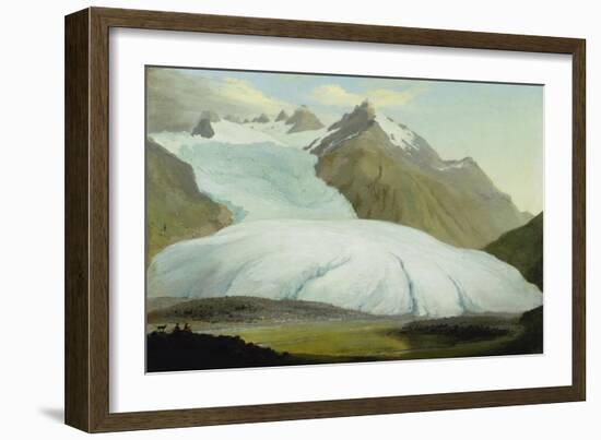 The Rhone Glacier Above Gletsch, 1778-Caspar Wolf-Framed Giclee Print