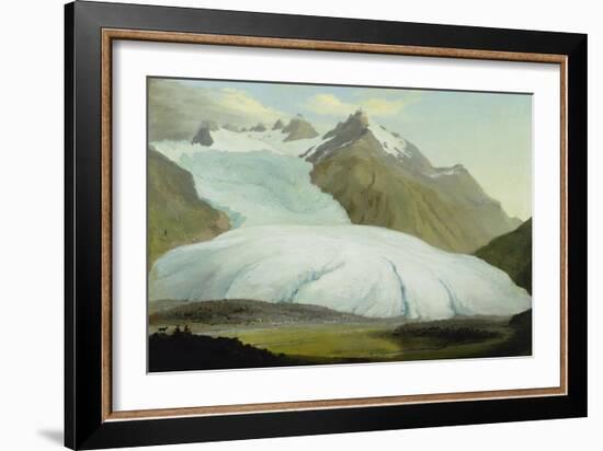 The Rhone Glacier Above Gletsch, 1778-Caspar Wolf-Framed Giclee Print