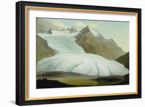 The Rhone Glacier Above Gletsch, 1778-Caspar Wolf-Framed Giclee Print