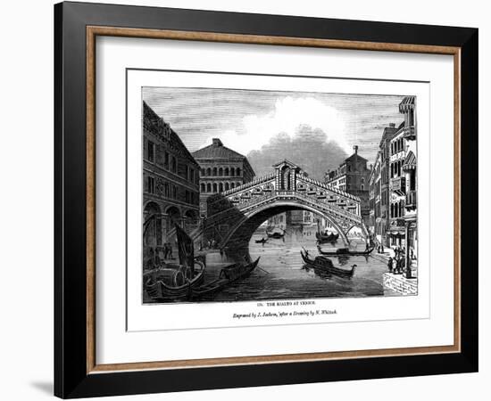 The Rialto at Venice, 1843-J Jackson-Framed Giclee Print