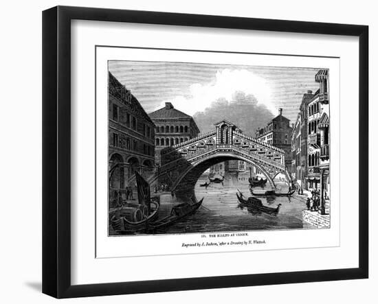 The Rialto at Venice, 1843-J Jackson-Framed Giclee Print