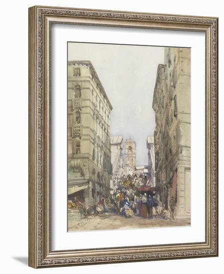 The Rialto, August 1846-William Callow-Framed Giclee Print