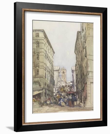 The Rialto, August 1846-William Callow-Framed Giclee Print