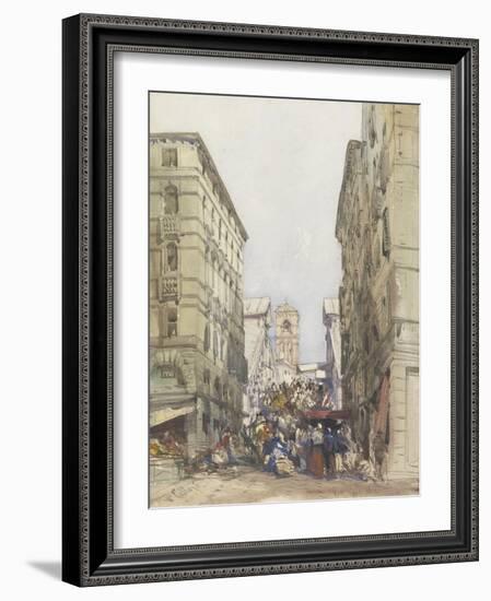 The Rialto, August 1846-William Callow-Framed Giclee Print