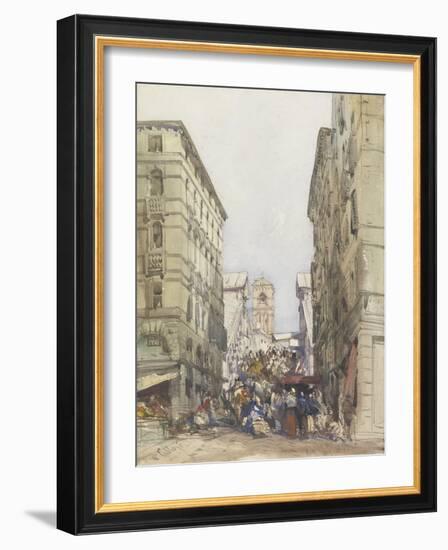 The Rialto, August 1846-William Callow-Framed Giclee Print