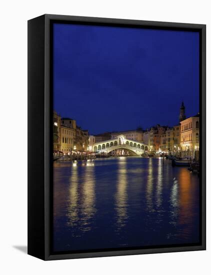 The Rialto Bridge, Venice, Italy-Neil Farrin-Framed Premier Image Canvas