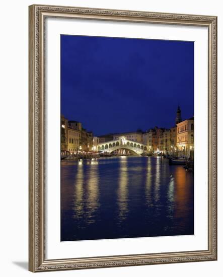 The Rialto Bridge, Venice, Italy-Neil Farrin-Framed Photographic Print