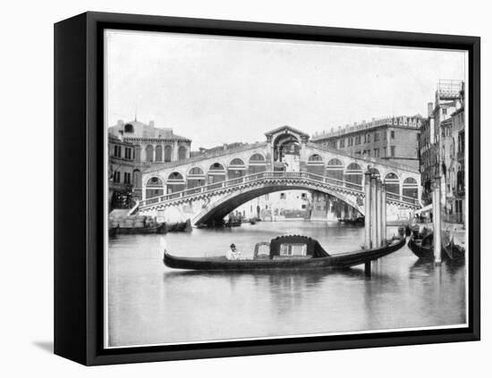 The Rialto, Venice, Late 19th Century-John L Stoddard-Framed Premier Image Canvas