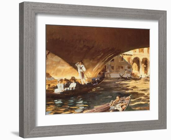 The Rialto, Venice-John Singer Sargent-Framed Giclee Print