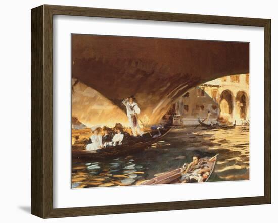 The Rialto, Venice-John Singer Sargent-Framed Giclee Print