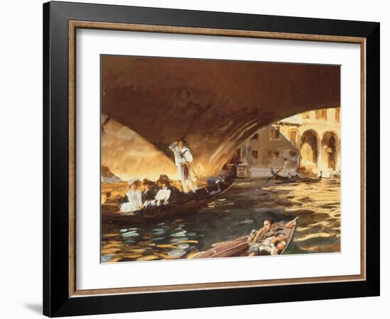 The Rialto, Venice-John Singer Sargent-Framed Giclee Print